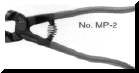 Ceramic tile nippers with carbide tips